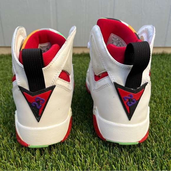 Nike Air Jordan Retro 7 Hare Countdown Pack Size 7Y 304774-102 - Picture 3 of 9